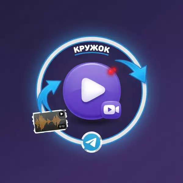 Сделать Кружок из видео 📺