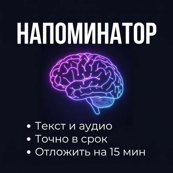 НАПОМИНАТОР 🧠